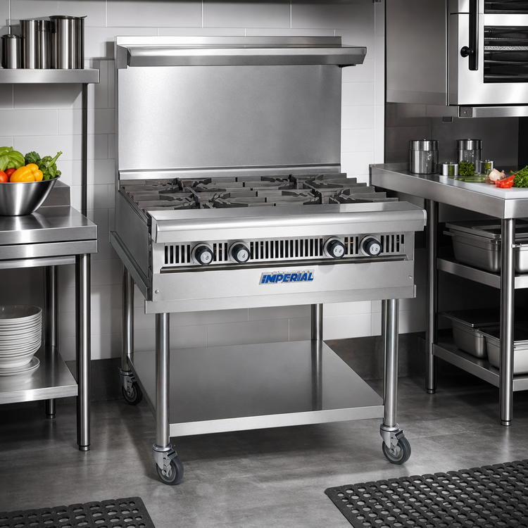 Product image #2 for Imperial Spec Series Heavy Duty 24-Inch Modular Gas Add-A-Unit Range with (2) Hot Tops
