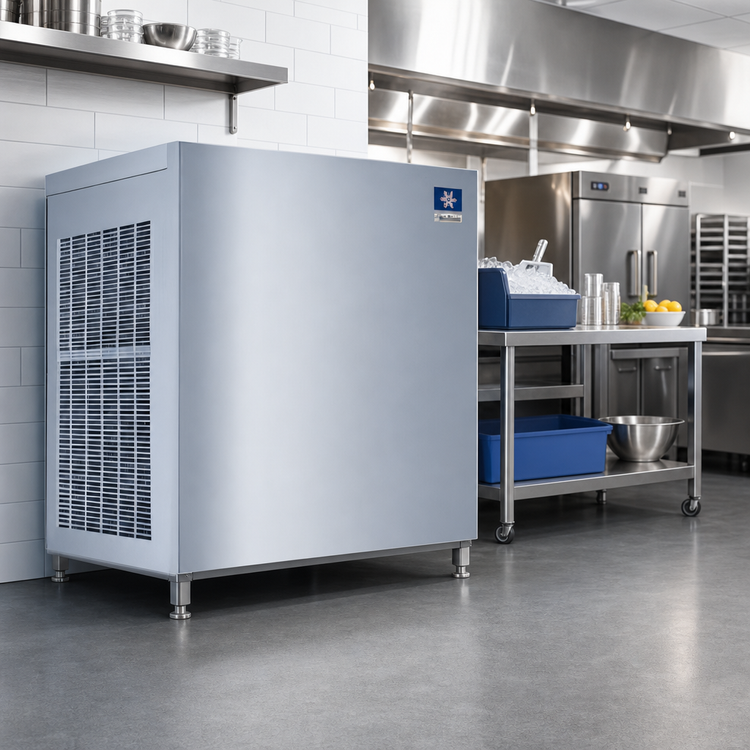 Product image #2 for Manitowoc Flake-Style Air-Cooled Self-Contained Ice Maker, 370 lb/24 hr
