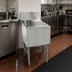 Thumbnail image #2 for Advance Tabco Prestige Free-Standing Underbar Drainboard, 48-Inch x 25-Inch, 7-Inch Backsplash
