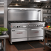 Thumbnail image #2 for Southbend Ultimate 60-Inch Commercial Gas Restaurant Range with 4 Open Burners, 36-Inch Charbroiler, Standard Oven, and Convection Oven