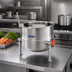 Thumbnail image #2 for Cleveland Range KDT12T 12-Gallon Countertop Tilting Direct Steam Kettle with 2/3 Steam Jacket and 316 Stainless Steel Liner