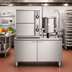 Thumbnail image #2 for Crown ECX-10-10 Two Compartment Electric Convection Steamer and 10 Gallon Kettle