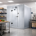Thumbnail image #2 for AmeriKooler Quick Ship Indoor 6-Foot x 6-Foot Walk-In Freezer Panels Only with Aluminum Floor