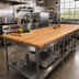 Thumbnail image #2 for John Boos Appalachian Blended Edge Grain Oak Island Countertop, 132