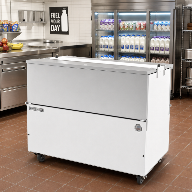 Product image #2 for Beverage-Air ST49HC-W-02 49-Inch Dual Access Cold Wall School Milk Cooler