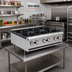 Thumbnail image #2 for Serv-Ware SHPS-36 36-Inch Six Burner Natural Gas Commercial Hot Plate with Legs