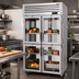Thumbnail image #2 for Turbo Air PRO Series Two-Section Pass-Thru Reach-In Refrigerator with 4 Front and 4 Rear Glass Half Doors, 50.23 Cu. Ft.