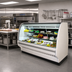 Thumbnail image #2 for Howard-McCray 40E Series Endless Design Curved Glass Dry Bakery Display Case with LED Lighting, 51.5 Inch, White