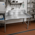 Thumbnail image #2 for Advance Tabco Straight Clean Dish Table, Right-Hand Attachment, 107 x 30 Inches