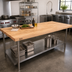 Thumbnail image #2 for Boos Block Blended Edge Grain Northern Hard Rock Maple Kitchen Countertop, 132 x 42 x 1-1/2 Inch, Penetrating Oil Finish