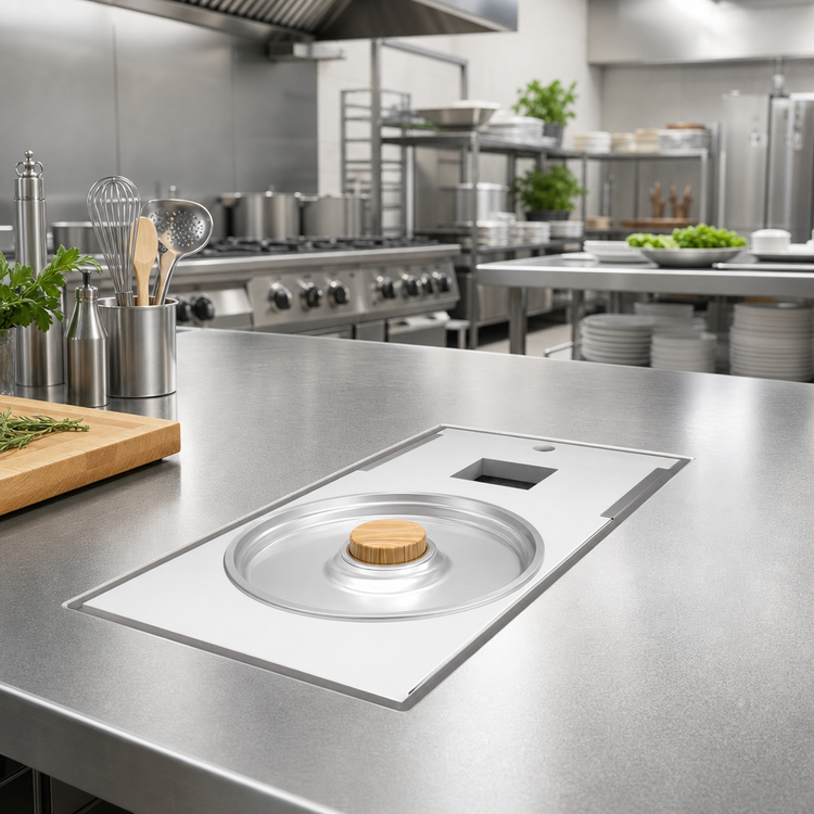 Product image #2 for MoveWell Oyster Stainless Steel Modular Insert
