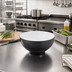 Thumbnail image #3 for 120 oz Round Black/White Melamine Bowl, 10-Inch Diameter