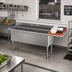 Thumbnail image #3 for KoolMore 75-Inch 3-Compartment Commercial Sink with Right-Hand Drainboard and Backsplash