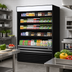 Thumbnail image #2 for Turbo Air TOM-60EB-A-N Vertical Air Curtain Open Display Merchandiser, 28.6 Cu. Ft., 60 Inch, Black, Self-Contained Refrigeration