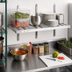 Thumbnail image #3 for New Age Adjust-A-Shelf T-Bar Wall-Mounted Shelf, 36-Inch W x 20-Inch D, Aluminum