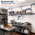 Thumbnail image #2 for Quantum Aluminum Overhead Track Shelving Kit with Two 18-Foot Tracks and Four End Plates