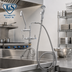 Thumbnail image #2 for T&S Brass Single-Hole Deck-Mount Add-On Faucet Spray Assembly with 18-Inch Swing Nozzle, Spray Valve, and Vacuum Breaker