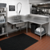 Thumbnail image #2 for Pro-Bowl L-Shaped Corner Soiled Dishtable with 20