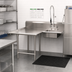 Thumbnail image #2 for John Boos Pro-Bowl L-Shaped Corner Soiled Dishtable with 10-Inch Landing Shelf, Pre-Rinse Sink Bowl, Left-to-Right Operation