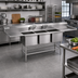 Thumbnail image #2 for Eagle Group Spec-Master FN Series 3-Compartment Stainless Steel Sink with 30
