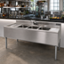 Thumbnail image #2 for Eagle Group 2200 Series 60-Inch Three-Compartment Underbar Sink Unit with Left Drainboard