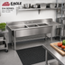 Thumbnail image #2 for Eagle Group S14 Series Two-Compartment Stainless Steel Sink with Right Drainboard