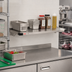 Thumbnail image #2 for Metro Super Erecta 36-Inch W x 18-Inch D Flat Solid Stainless Steel Shelf with Raised Ship's Edge
