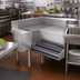 Thumbnail image #2 for Prestige 25 x 25 Inch Free-Standing 90 Degree Corner Drainboard Filler with Removable Perforated Top