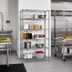 Thumbnail image #2 for EagleGard 5-Tier Stationary Wire Starter Shelving Unit, 36W x 18D x 86H
