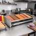Thumbnail image #2 for Nemco 8230-SLT Countertop Digital Slanted Hot Dog Roller Grill for 30 Hot Dogs
