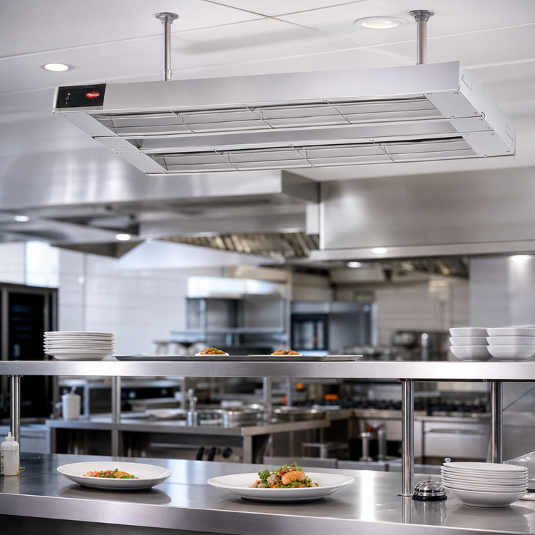 Product image #2 for Hatco Glo-Ray 60-Inch Double Infrared Strip Heater, Unlighted, Aluminum, 2100 Watts