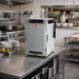 Thumbnail image #3 for Metro HotBlox™ Narrow 8-Pan Pass-Thru Hot Food Holding Cabinet, Digital Touchscreen, Solid Front/Clear Rear Doors, Countertop/Stacking