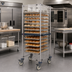 Thumbnail image #2 for Metro Mobile End-Load Wire Bun Pan Rack for 20 Full-Size 18 x 26 Pans