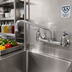 Thumbnail image #2 for T&S Brass Wall-Mounted Pantry Sink Mixing Faucet with 12-Inch Swing Nozzle and 8-Inch Adjustable Centers