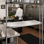 Thumbnail image #2 for Metro Super Erecta 2460FG 60 x 24-Inch Flat Solid Galvanized Steel Shelf with Raised Ship's Edge