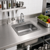 Thumbnail image #2 for John Boos Pro-Bowl Drop-In 1-Compartment Stainless Steel Hand Sink, 12-1/2 x 10-1/2 x 6 Inch Bowl