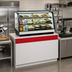 Thumbnail image #2 for Federal Industries 48 Inch Countertop Rear-Mount Self-Contained Refrigerated Deli Display Case, Full-Service, Curved Glass Front