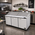 Thumbnail image #2 for Kool-It Signature 72-Inch 3-Section Mega Top Sandwich/Salad Prep Table Refrigerator