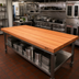 Thumbnail image #2 for John Boos Boos Block American Cherry Edge Grain Kitchen Countertop, 84