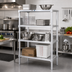 Thumbnail image #2 for Channel 54-Inch Wide x 20-Inch Deep Adjustable E-Channel Aluminum Shelf