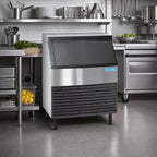 Thumbnail image #2 for Koolaire KYF0250A Undercounter Air-Cooled Half-Dice Ice Machine with 134 lb Bin, 258 lb/24 Hr Production