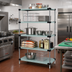 Thumbnail image #2 for Quantum Stainless Steel Solid Shelving Starter Kit, 48