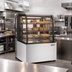 Thumbnail image #2 for Omcan Full-Service Floor Model Curved Front Glass Heated Display Warmer, 37-Inch Wide, 12 Cu. Ft.