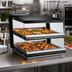 Thumbnail image #3 for Omcan USA Heated Pass-Through Countertop Hot Food Display Station, 2.3 Cu. Ft., 120V