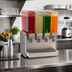 Thumbnail image #2 for Crathco Classic Bubbler Mini-Quad 4-Bowl Pre-Mix Cold Beverage Dispenser