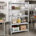 Thumbnail image #3 for Cambro Camshelving Premium 5-Shelf Solid Shelf Kit, 21 x 24 Inches, Speckled Gray