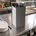 Thumbnail image #2 for Atlas Metal PDOS-14 Drop-In Unheated Oval Platter Dispenser with Enclosed Stainless Steel Frame