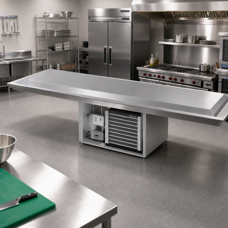 Product image #2 for Delfield N8287P 87-Inch Drop-In Self-Contained Frost Top