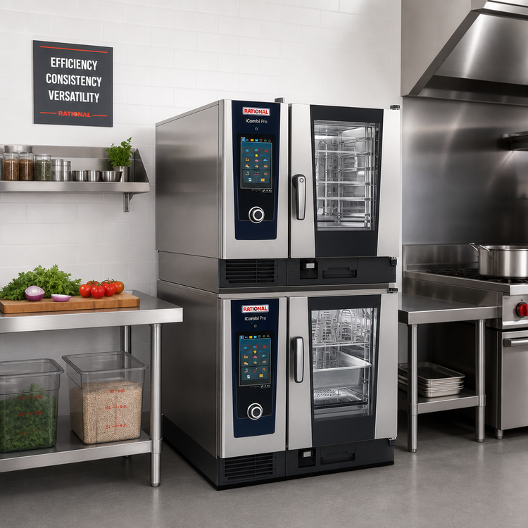 Product image #2 for RATIONAL iCombi Pro 6-Half Size on 6-Half Size Electric Combi Oven System, 208/240V 1-Phase