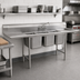 Thumbnail image #2 for Eagle Group 314 Series 3-Compartment Stainless Steel Commercial Sink with Left Drainboard